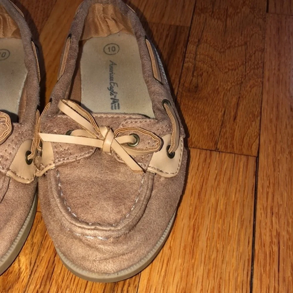 American Eagle girls size 10 moccasins‎ slip on house slippers FINAL PRICE